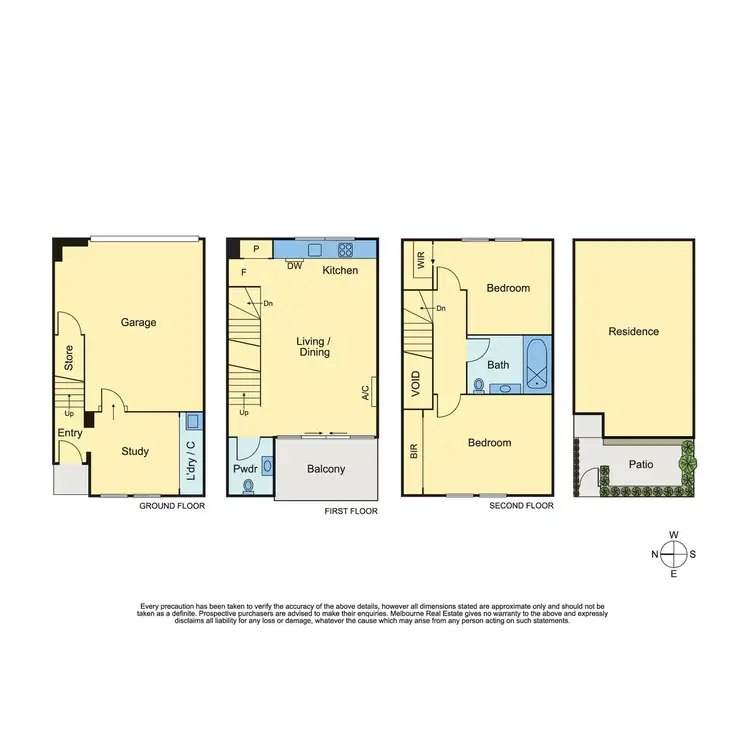 Floorplan of Homely townhouse listing, 13 Steel Walk, Maidstone VIC 3012