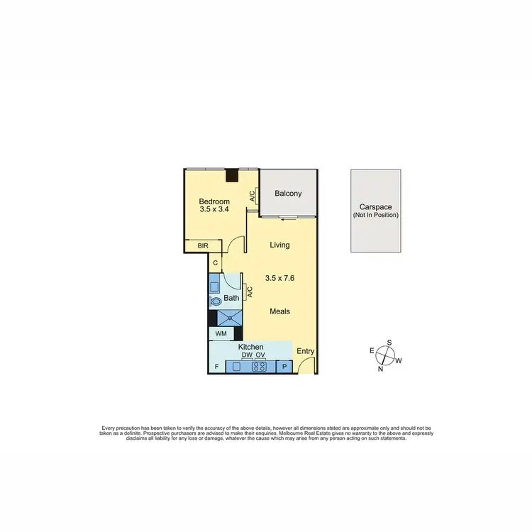 Floorplan of Homely apartment listing, 1306/568 St Kilda Road, Melbourne VIC 3004