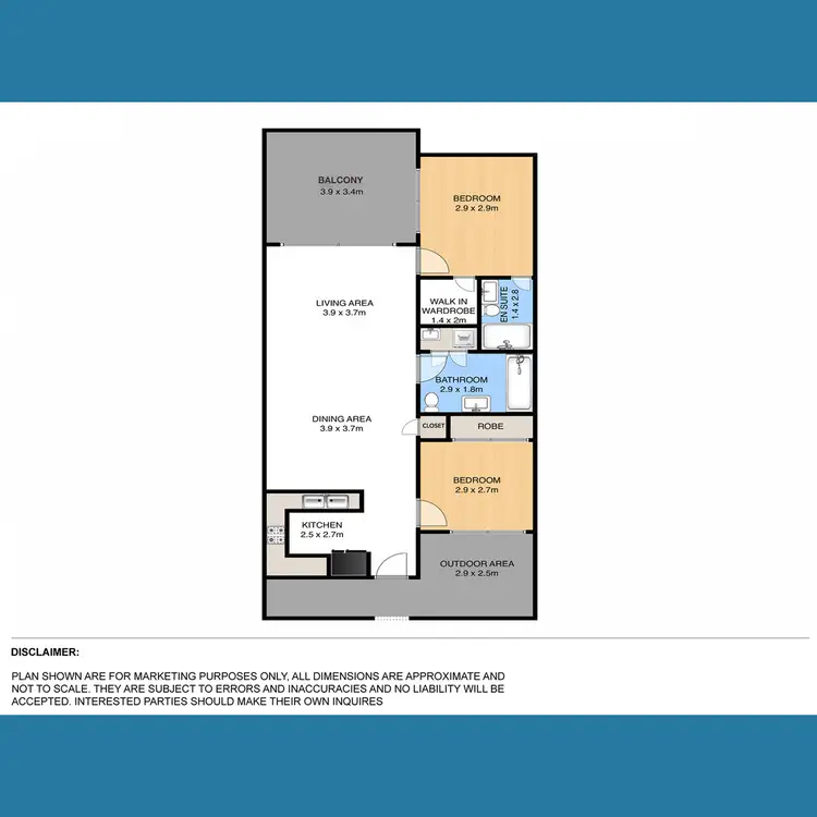 Floorplan of Homely unit listing, 13/17 Duke Street, Nundah QLD 4012