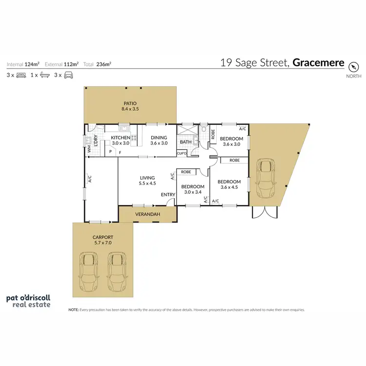 Floorplan of Homely house listing, 19 Sage Street, Gracemere QLD 4702