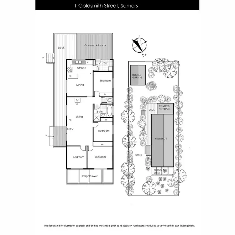 Floorplan of Homely house listing, 1 Goldsmith Street, Somers VIC 3927