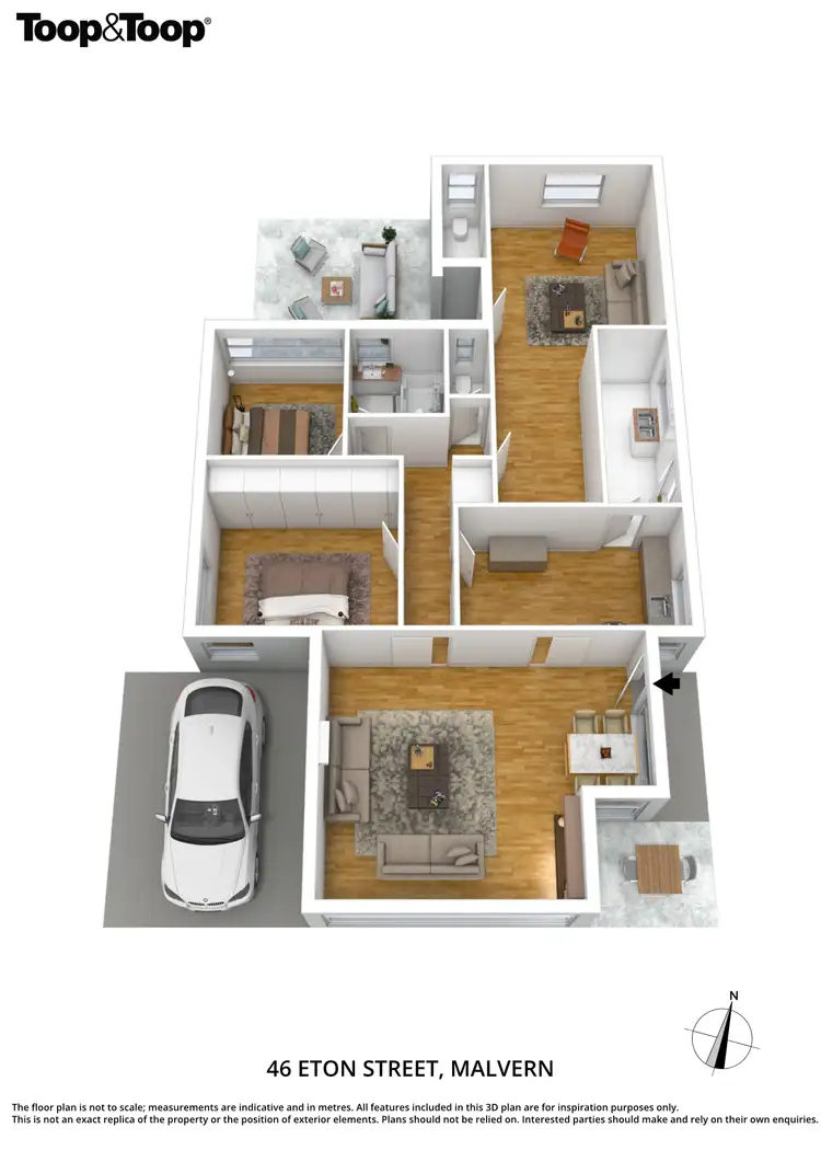 Floorplan of Homely house listing, 46 Eton Street, Malvern SA 5061