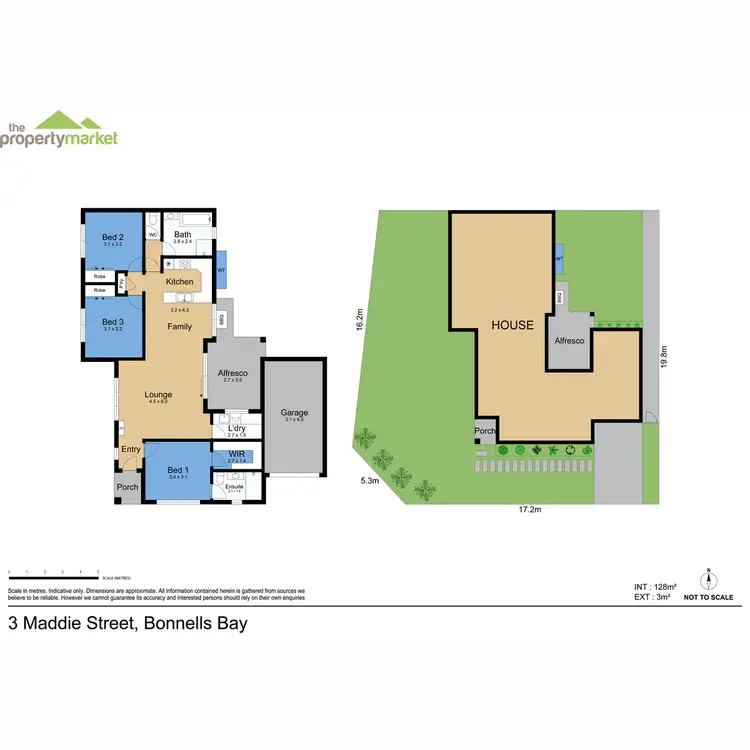 Floorplan of Homely house listing, 3 Maddie Street, Bonnells Bay NSW 2264