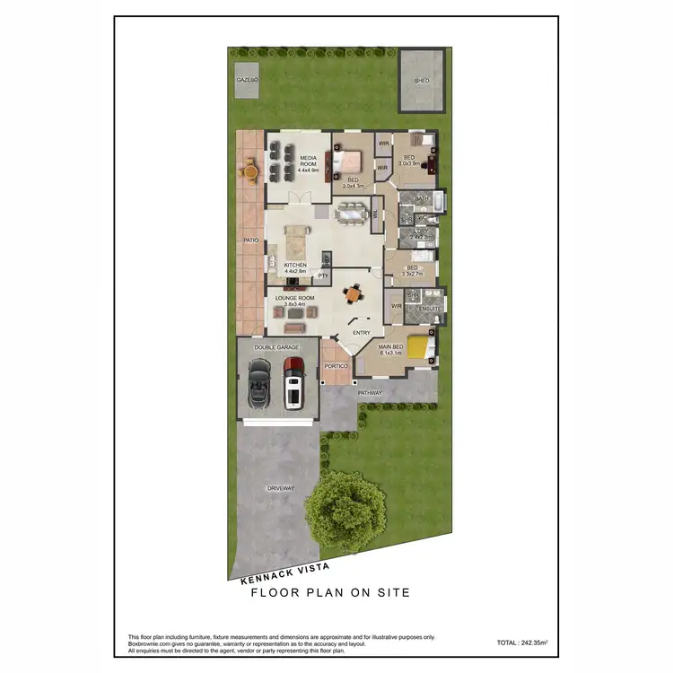 Floorplan of Homely house listing, 13 Kennack Vista, Atwell WA 6164