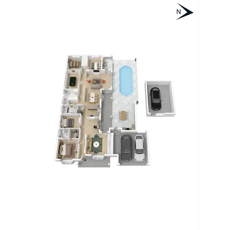 Floorplan of Homely house listing, 94 Rosebud Avenue, Rosebud VIC 3939
