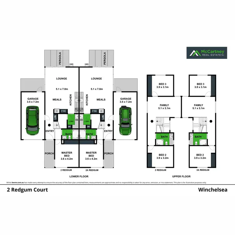 Floorplan of Homely townhouse listing, 2 Redgum Court, Winchelsea VIC 3241
