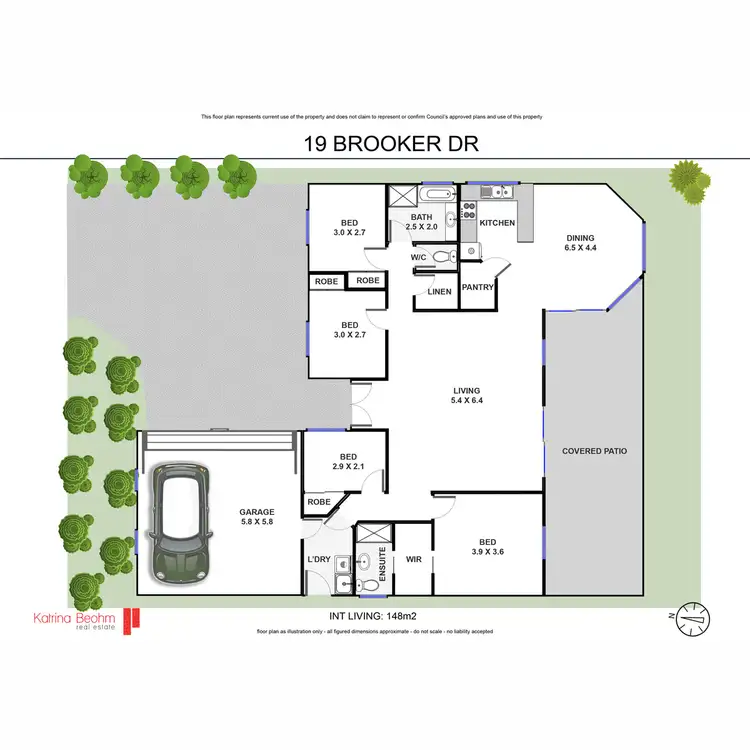 Floorplan of Homely house listing, 19 Brooker Drive, Goonellabah NSW 2480