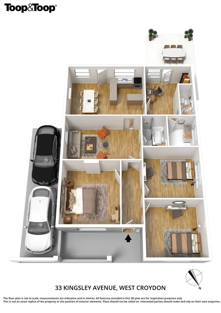 Floorplan of Homely house listing, 33 Kingsley Avenue, West Croydon SA 5008