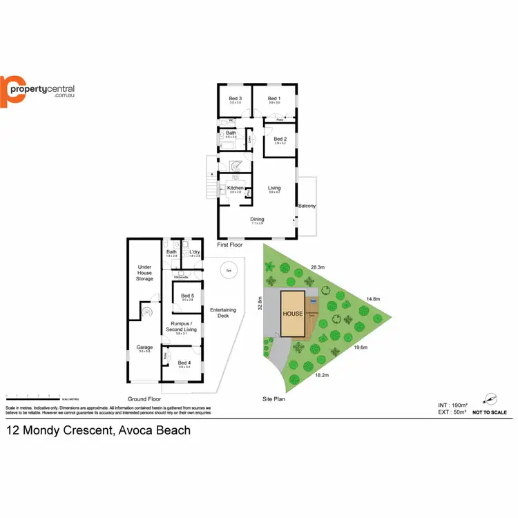 Floorplan of Homely house listing, 12 Mondy Crescent, Avoca Beach NSW 2251