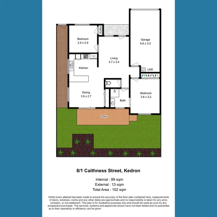Floorplan of Homely villa listing, 8/1 Caithness Street, Kedron QLD 4031