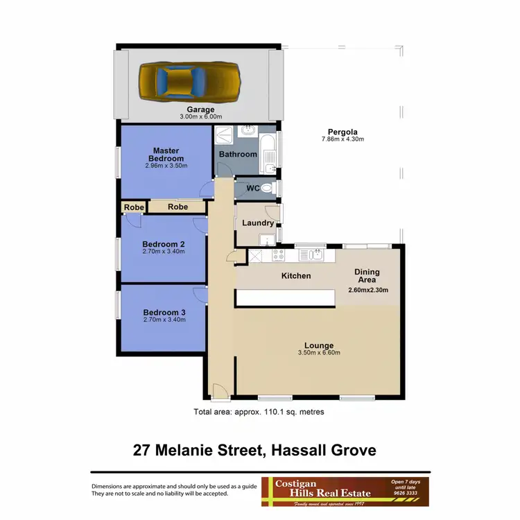 Floorplan of Homely house listing, 27 Melanie Street, Hassall Grove NSW 2761