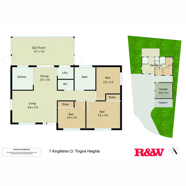 Floorplan of Homely house listing, 7 Kingfisher Close, Tingira Heights NSW 2290