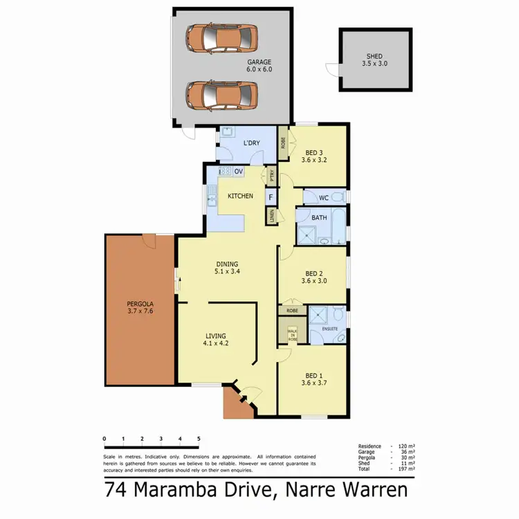 Floorplan of Homely house listing, 74 Maramba Drive, Narre Warren VIC 3805