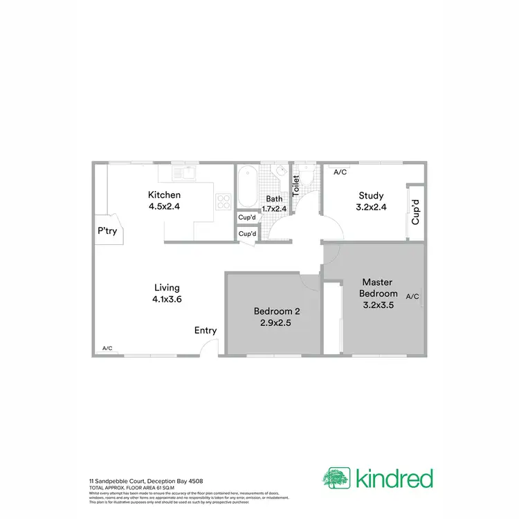 Floorplan of Homely house listing, 11 Sandpebble Court, Deception Bay QLD 4508