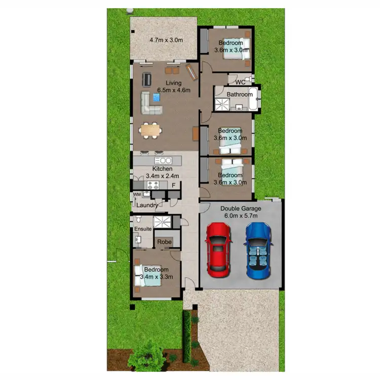 Floorplan of Homely house listing, 73 Brookside Circuit, Ormeau QLD 4208