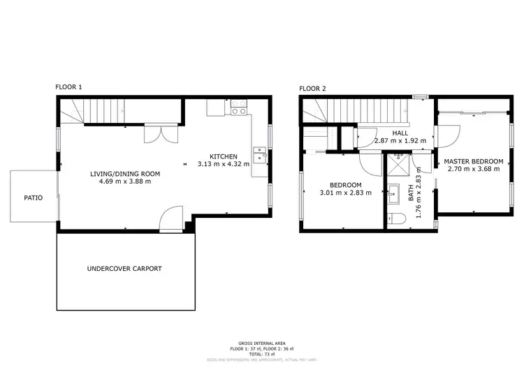 Floorplan of Homely house listing, 2C Tottenham Road, Gagebrook TAS 7030
