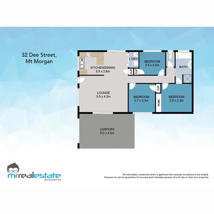 Floorplan of Homely house listing, 32 Dee Street, Mount Morgan QLD 4714
