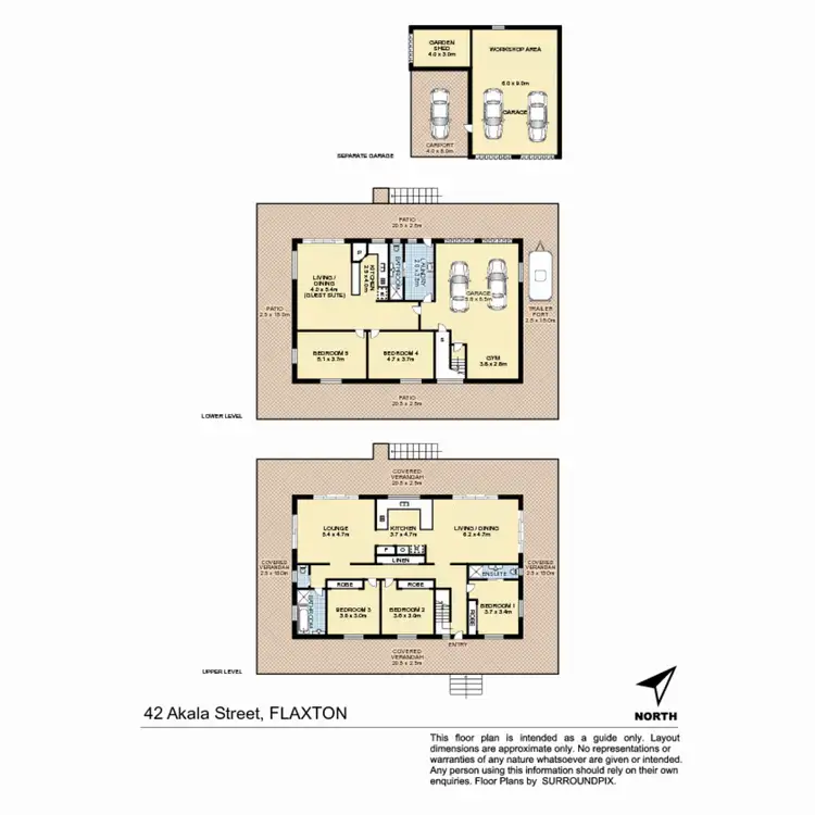 Floorplan of Homely house listing, 42 Akala Street, Flaxton QLD 4560