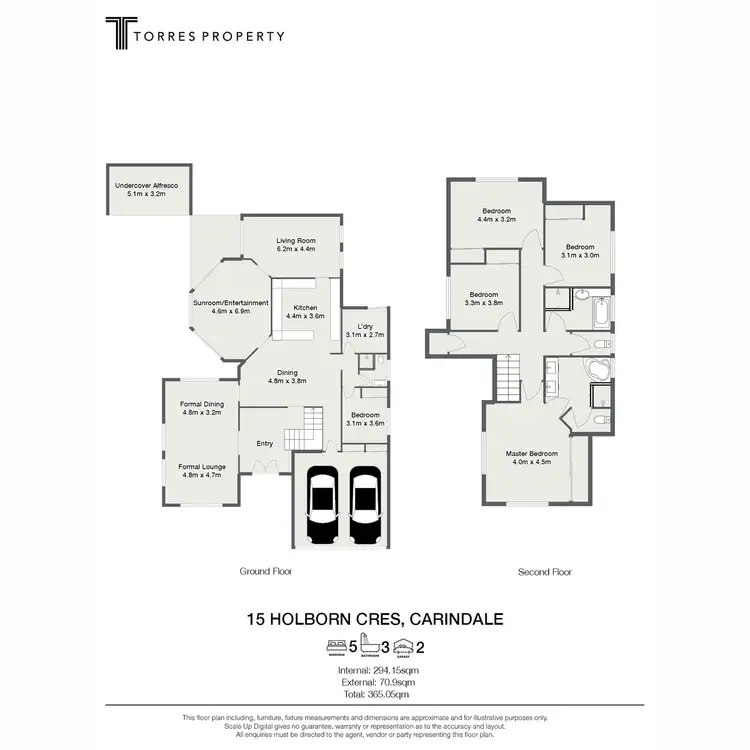 Floorplan of Homely house listing, 15 Holborn Crescent, Carindale QLD 4152