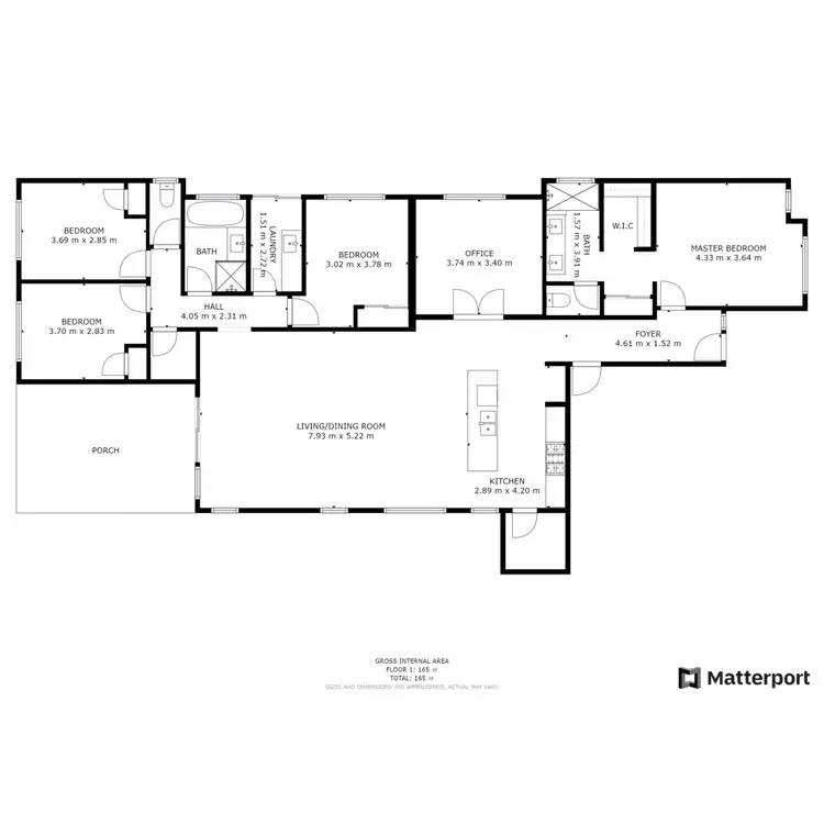Floorplan of Homely house listing, 21 Moraba Way, Piara Waters WA 6112