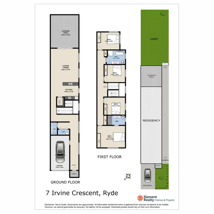 Floorplan of Homely semi-detached listing, 7 Irvine Crescent, Ryde NSW 2112