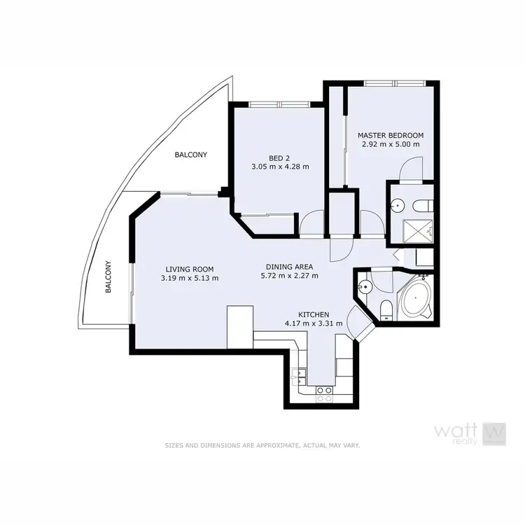 Floorplan of Homely apartment listing, 36/540 Queen Street, Brisbane City QLD 4000