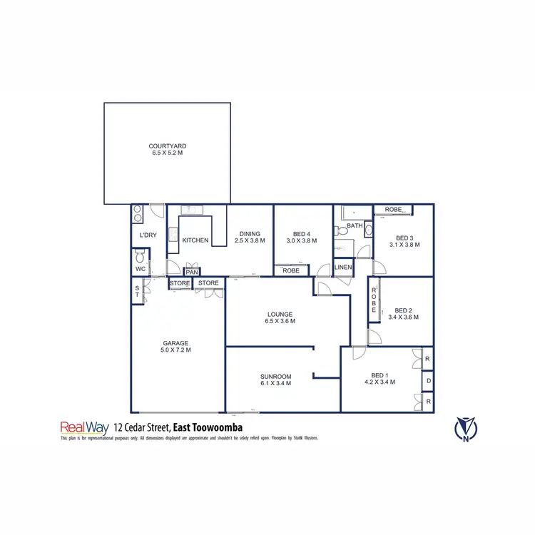 Floorplan of Homely house listing, 12 Cedar Street, East Toowoomba QLD 4350
