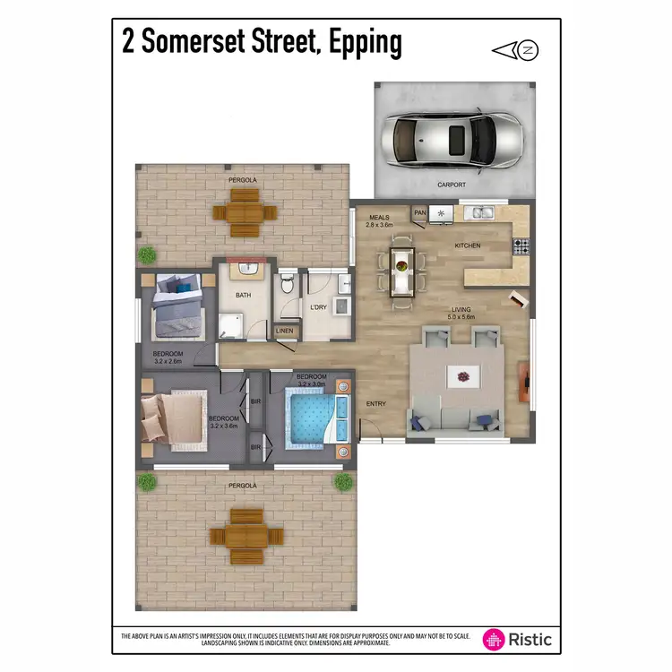 Floorplan of Homely house listing, 2 Somerset Street, Epping VIC 3076