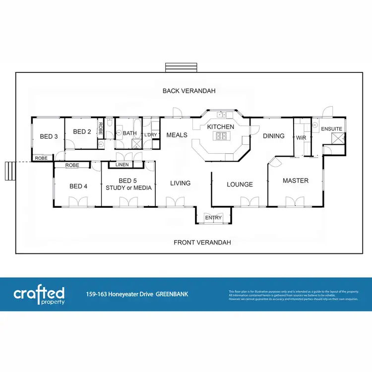 Floorplan of Homely house listing, 159-163 Honeyeater Drive, Greenbank QLD 4124