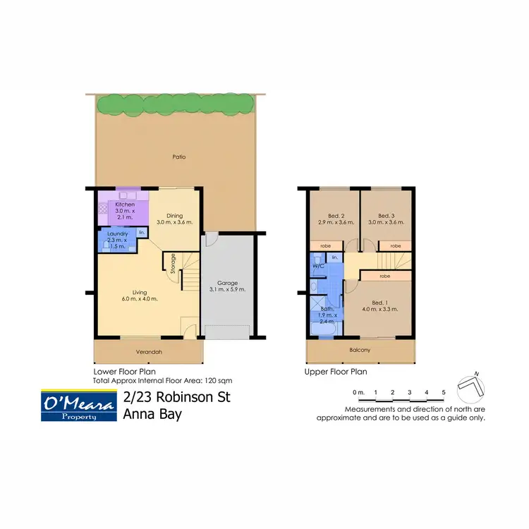 Floorplan of Homely townhouse listing, 2/23 Robinson Street, Anna Bay NSW 2316