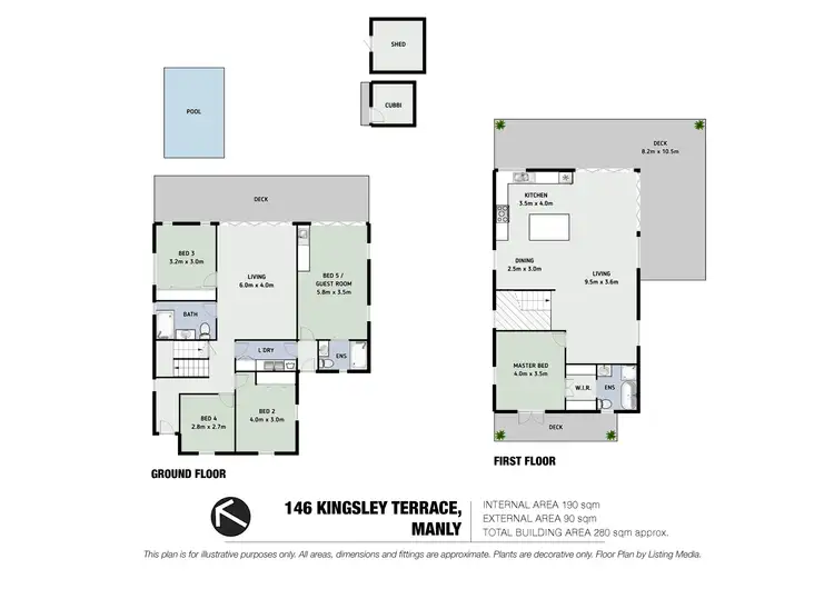 Floorplan of Homely house listing, 146 Kingsley Terrace, Manly QLD 4179