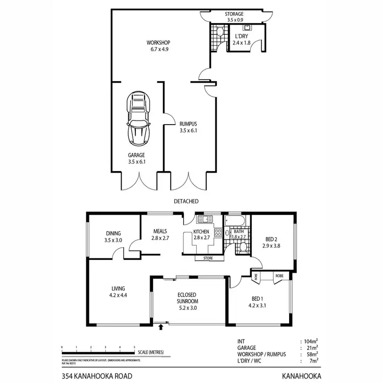 Floorplan of Homely house listing, 354 Kanahooka Road, Brownsville NSW 2530