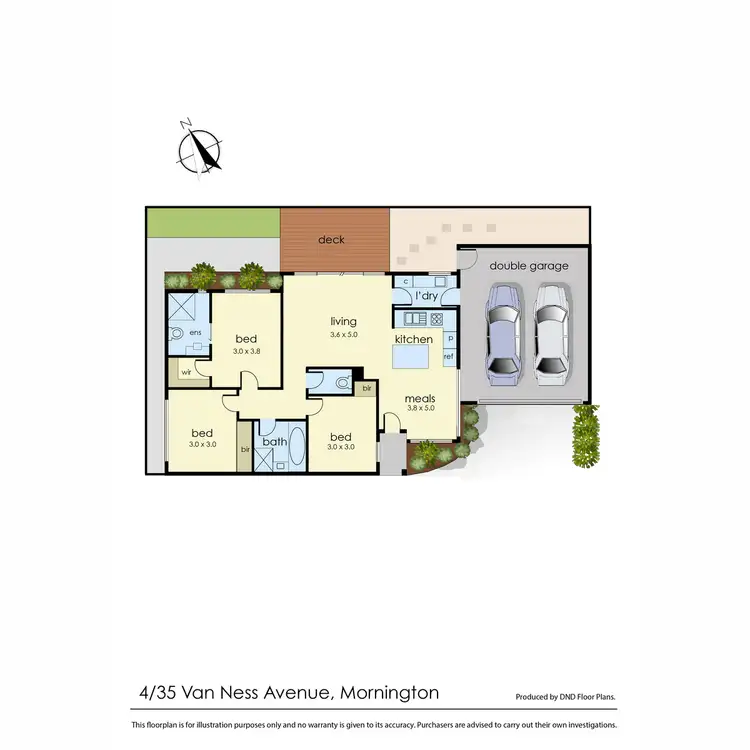 Floorplan of Homely unit listing, 4/35 Van Ness Avenue, Mornington VIC 3931