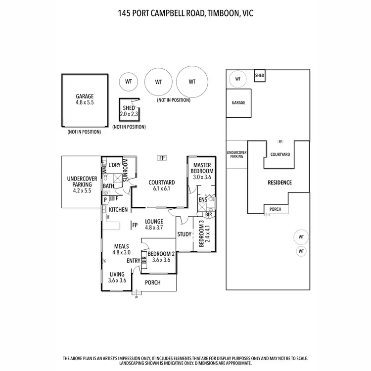 Floorplan of Homely house listing, 145 Timboon - Port Campbell Road, Timboon VIC 3268