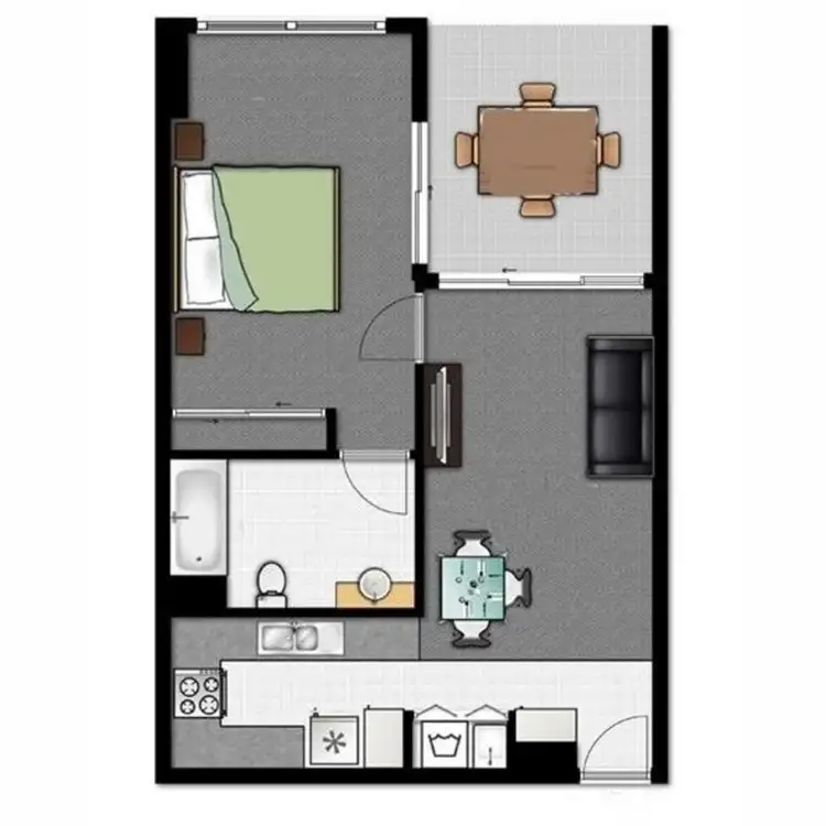 Floorplan of Homely apartment listing, 102/292 Boundary Street, Spring Hill QLD 4000