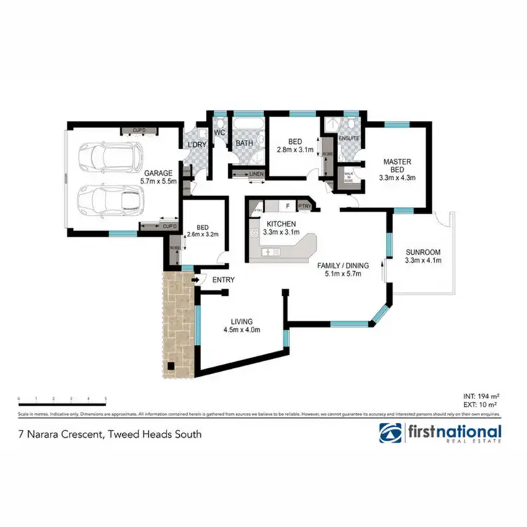 Floorplan of Homely house listing, 7 Narara Crescent, Banora Point NSW 2486