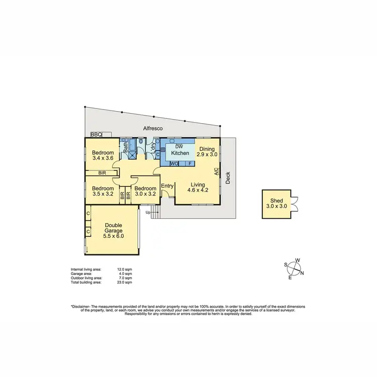 Floorplan of Homely house listing, 6 Lerwick Court, Frankston VIC 3199