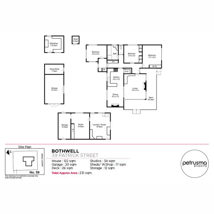 Floorplan of Homely house listing, 39 Patrick Street, Bothwell TAS 7030
