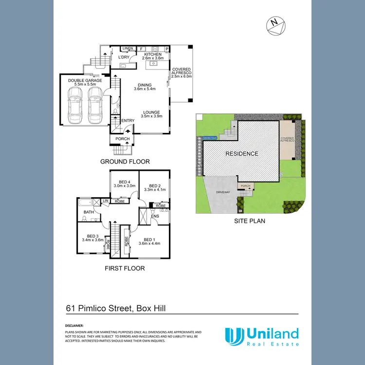 Floorplan of Homely house listing, 61 Pimlico Street, Box Hill NSW 2765