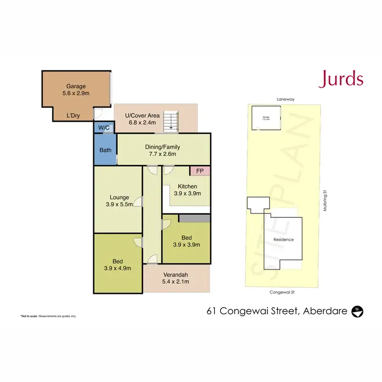 Floorplan of Homely house listing, 61 Congewai Street, Aberdare NSW 2325