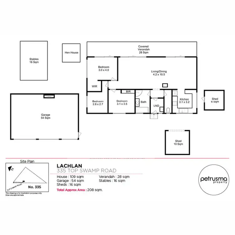 Floorplan of Homely house listing, 335 Top Swamp Road, Lachlan TAS 7140