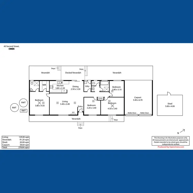 Floorplan of Homely house listing, 40 Second Street, Owen SA 5460