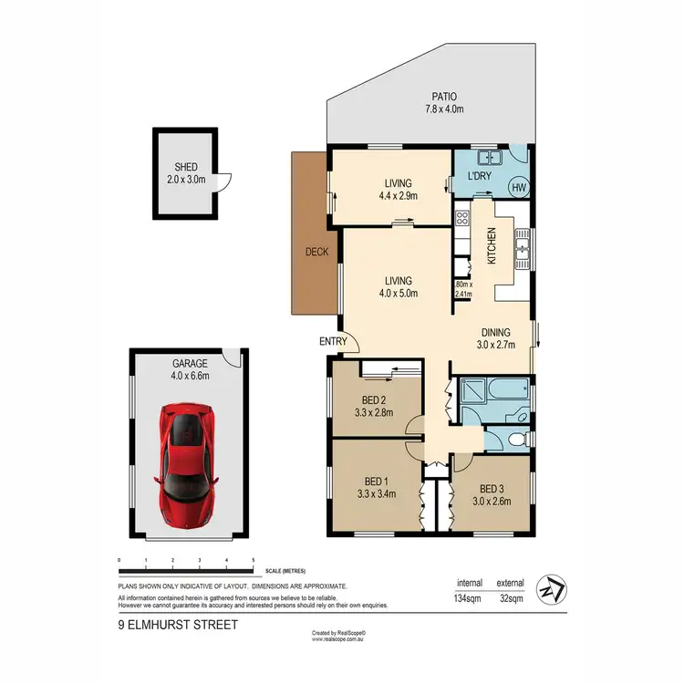 Floorplan of Homely house listing, 9 Elmhurst Street, Capalaba QLD 4157