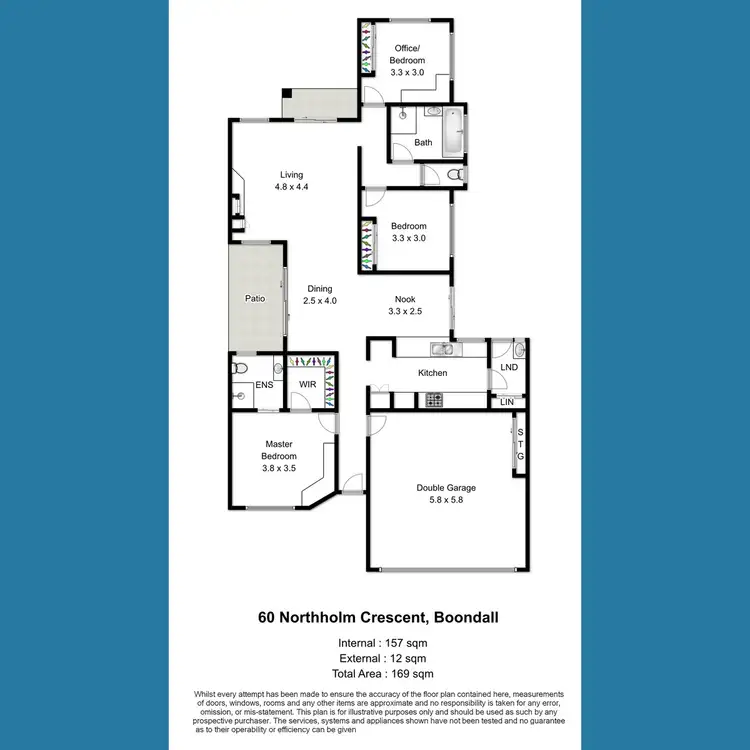 Floorplan of Homely house listing, 60 Northholm Crescent, Boondall QLD 4034