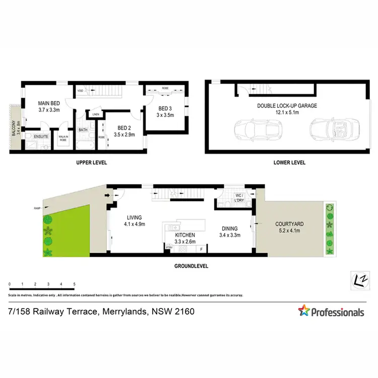 Floorplan of Homely townhouse listing, 7/158-160 Railway Terrace, Merrylands NSW 2160