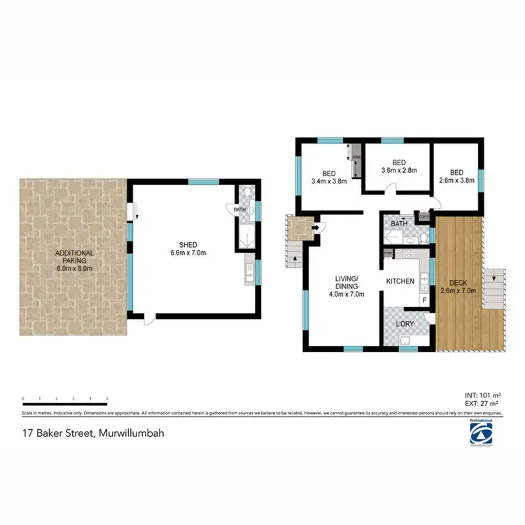 Floorplan of Homely house listing, 17 Baker Street, Murwillumbah NSW 2484