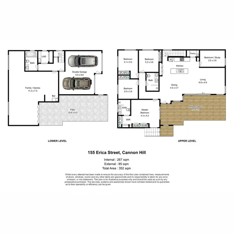 Floorplan of Homely house listing, 155 Erica Street, Cannon Hill QLD 4170