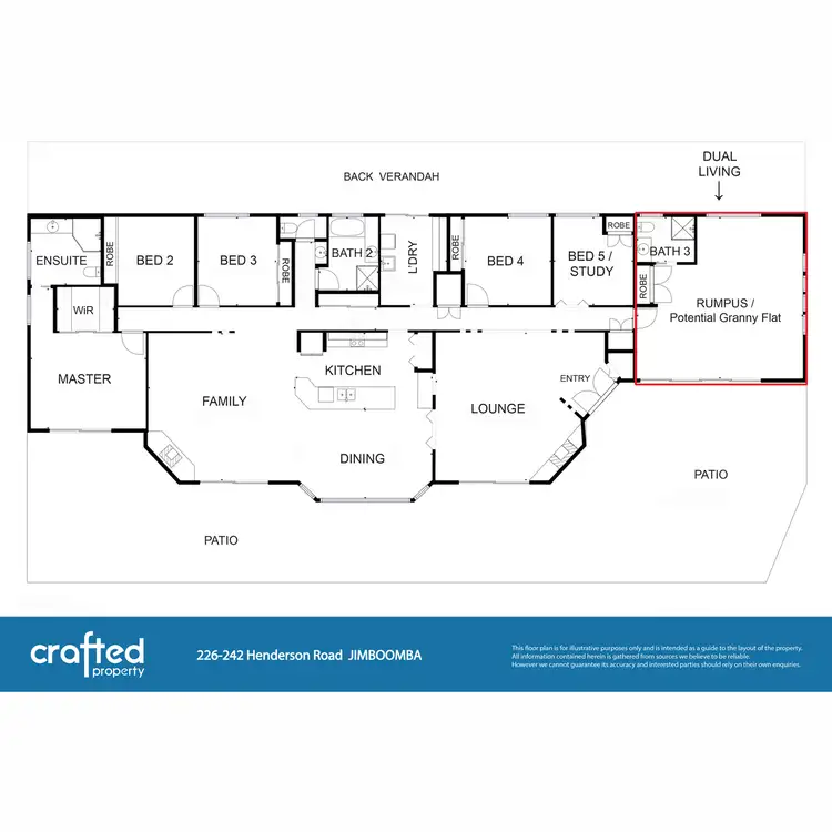 Floorplan of Homely house listing, 226 Henderson Road, Jimboomba QLD 4280