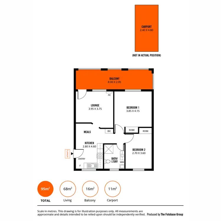 Floorplan of Homely unit listing, 8/22-24 Charles Street, Norwood SA 5067