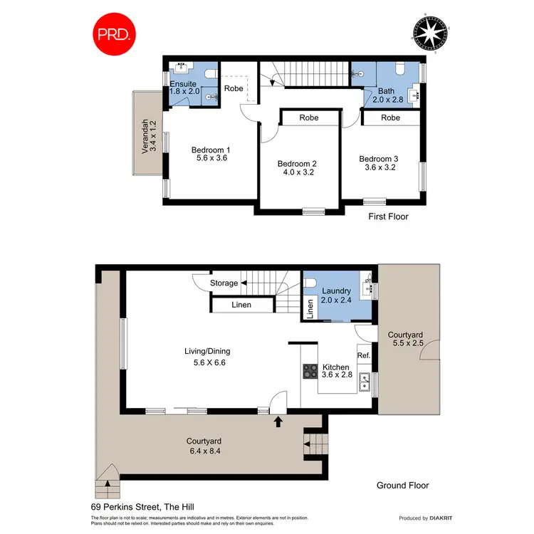 Floorplan of Homely townhouse listing, 69 Perkins Street, The Hill NSW 2300